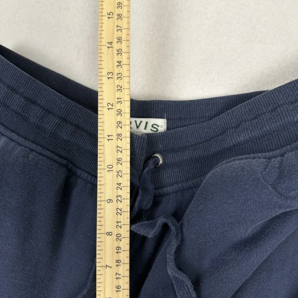 Orvis Men's Classic Collection Navy Blue Fleece Joggers Sweatpants Size Medium
